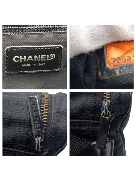 Chanel New Travel Line CC Logo Black Nylon Backpack main image 7